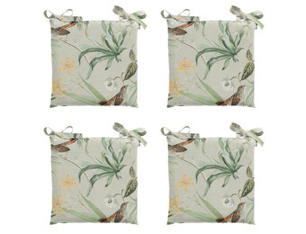 Madison -  Zitkussen Toscane Grasse green - Ca. 46x46 cm - Set van 4