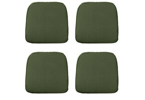 Madison -  Zitkussen Wicker Panama green - Ca. 48x48 cm - Set van 4