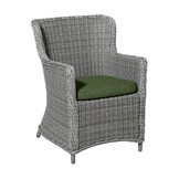 Madison -  Zitkussen Wicker Panama green - Ca. 48x48 cm - Set van 4