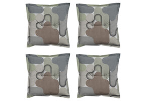 Madison -  Zitkussen Grafi sage - Ca. 50x50 cm - Set van 4