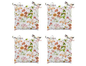 Madison -  Zitkussen Toscane Milly natural - Ca. 46x46 cm - Set van 4