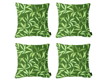 Madison -  Sierkussen Fergus green   - Ca. 50x50 cm - Set van 4