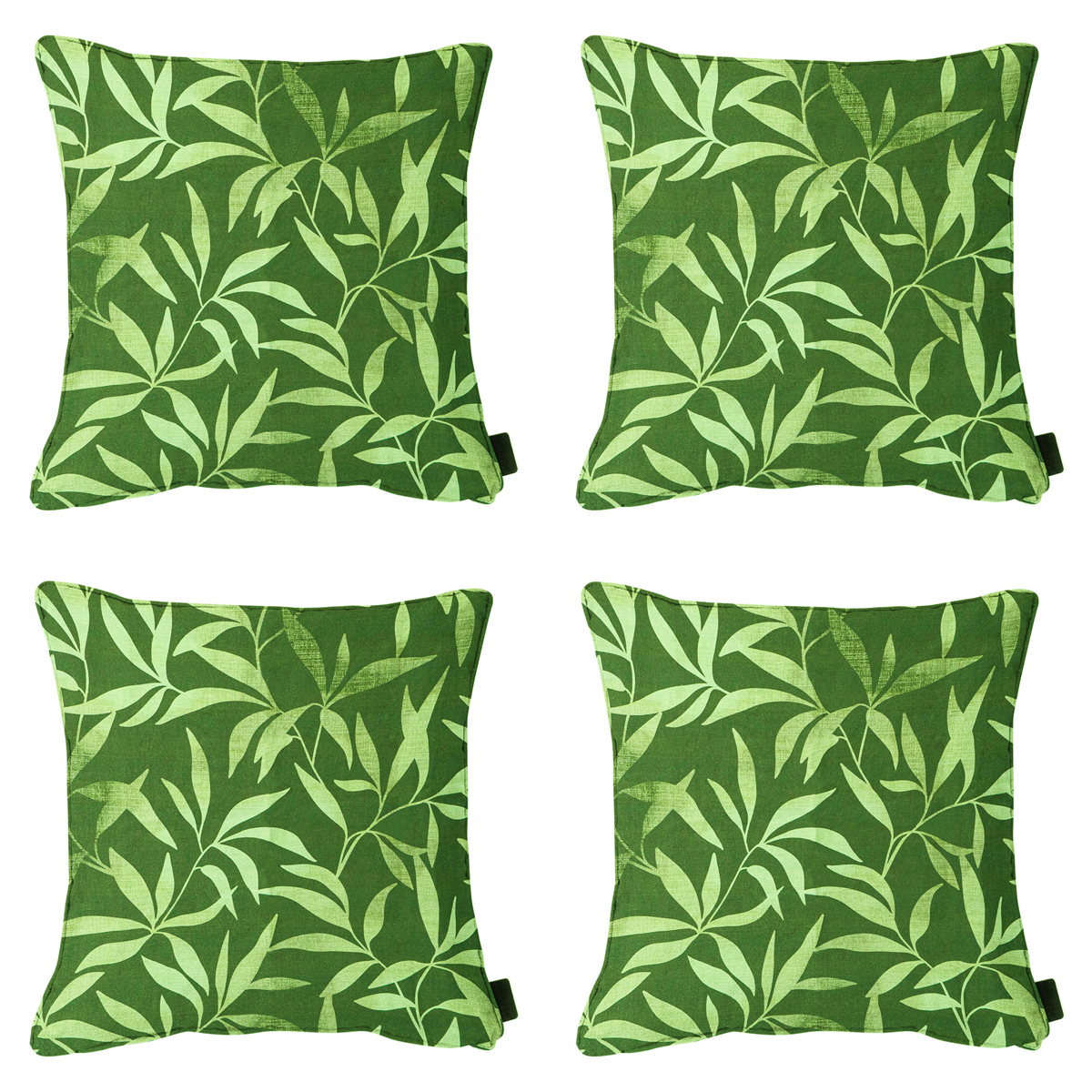 Madison -  Sierkussen Fergus green   - Ca. 50x50 cm - Set van 4