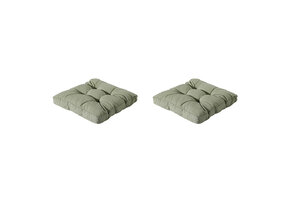 Madison -  Florance Zitkussen Panama sage - Ca. 60x60 cm - Set van 2