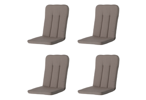 Madison -  Tuinkussen Exelsior/primero/Balero  Rib liver - Ca. 110x48 cm - Set van 4