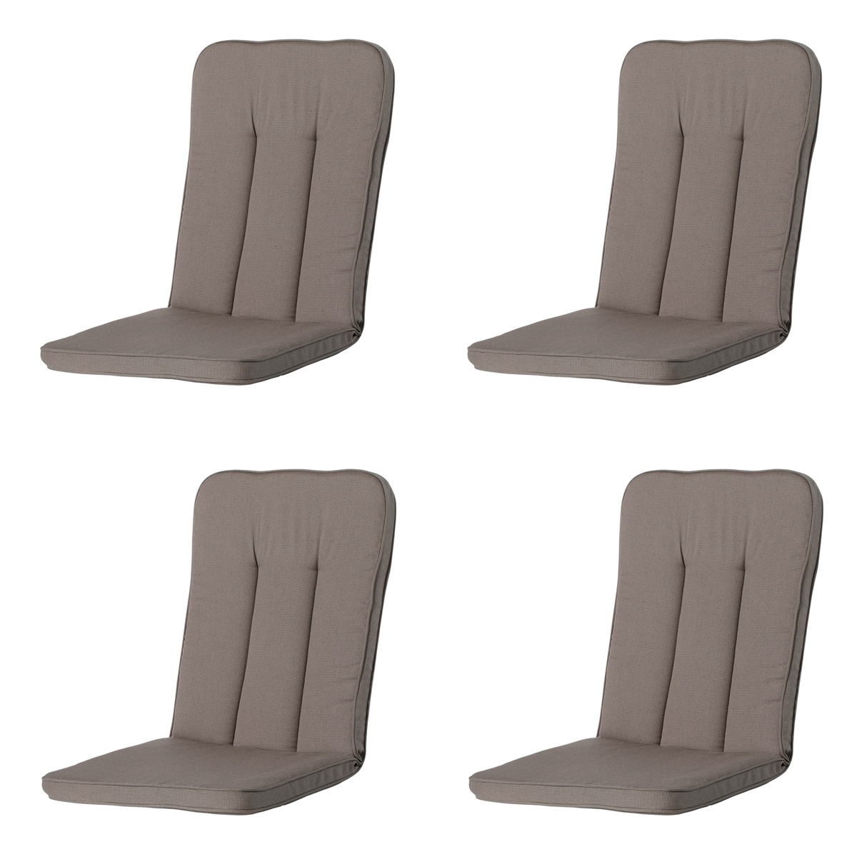 Madison -  Tuinkussen Exelsior/primero/Balero  Rib liver - Ca. 110x48 cm - Set van 4