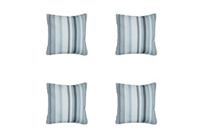 Madison -  Sierkussen Righe grey - Ca. 50x50 cm - Set van 4