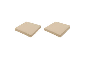 Madison -  Lounge Profi-Line Zitkussen Beige canvas eco+ - Ca. 60x60 cm - Set van 2