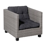 Madison -  Florance Rugkussen Panama grey - Ca. 43x73 cm - Set van 2