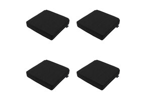 Madison -  Zitkussen Black canvas eco+ - Ca. 40x40 cm - Set van 4