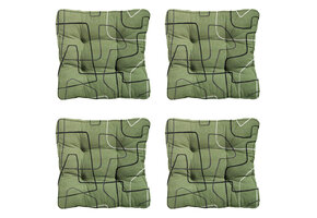 Madison -  Zitkussen Florance Joah sage - Ca. 47x47 cm - Set van 4