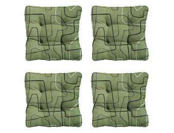 Madison -  Zitkussen Florance Joah sage - Ca. 47x47 cm - Set van 4