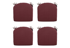 Madison -  Zitkussen Panama bordeaux - Ca. 46x48 cm - Set van 4