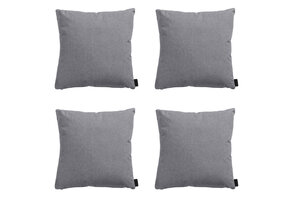 Madison -  Sierkussen Oxford grey - Ca. 45x45 cm - Set van 4