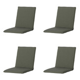 Madison -  Stapelstoelkussen Manchester green - Ca. 97x49 cm - Set van 4