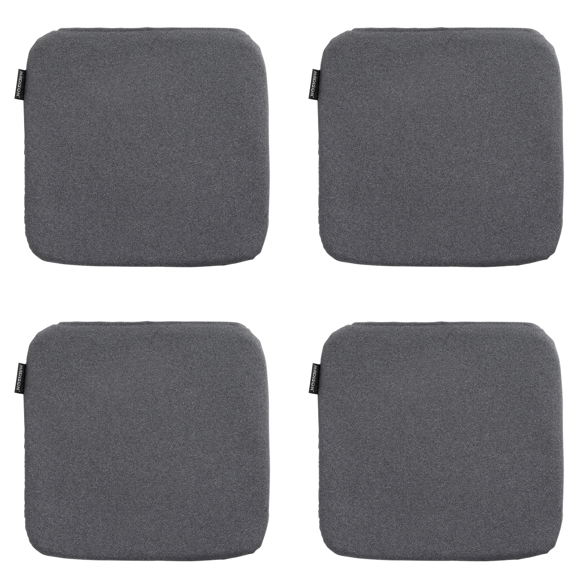 Madison -  Zitkussen Manchester grey - Ca. 40x40 cm - Set van 4