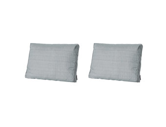 Madison -  Lounge Rugkussen Basic grey - Ca. 40x60 cm - Set van 2