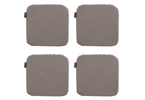 Madison -  Zitkussen Manchester taupe - Ca. 40x40 cm - Set van 4
