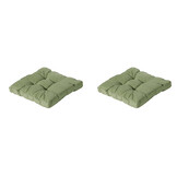 Madison -  Florance Zitkussen Basic green - Ca. 73x73 cm - Set van 2