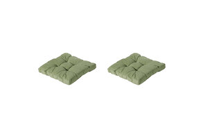 Madison -  Florance Zitkussen Basic green - Ca. 73x73 cm - Set van 2