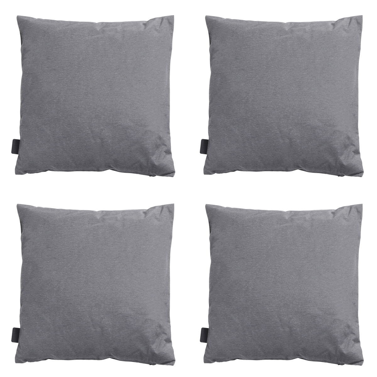 Madison -  Sierkussen Panama grey - Ca. 45x45 cm - Set van 4