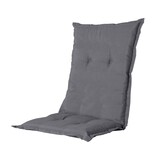 Madison -  Tuinstoelkussen Lage Rug Oxford grey  - Ca. 105x50 cm - Set van 4