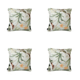 Madison -  Sierkussen Grasse green - Ca. 50x50 cm - Set van 4