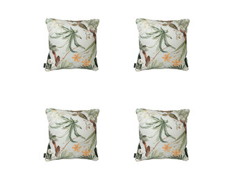 Madison -  Sierkussen Grasse green - Ca. 50x50 cm - Set van 4