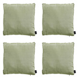 Madison -  Sierkussen Panama sage - Ca. 45x45 cm - Set van 4