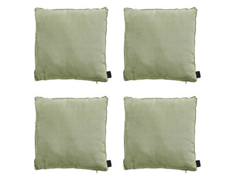 Madison -  Sierkussen Panama sage - Ca. 45x45 cm - Set van 4