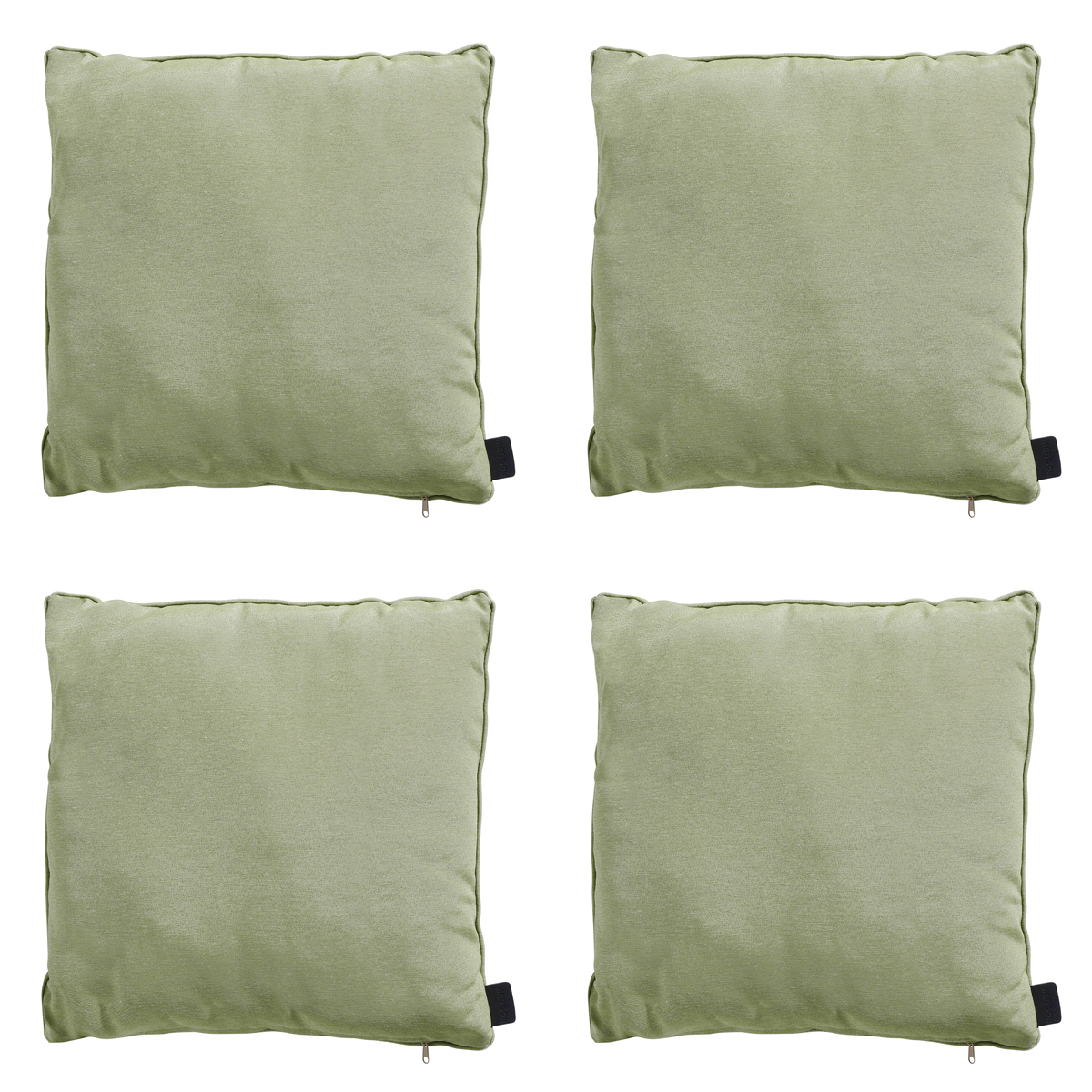 Madison -  Sierkussen Panama sage - Ca. 45x45 cm - Set van 4