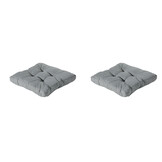 Madison -  Florance Zitkussen Basic grey - Ca. 73x73 cm - Set van 2