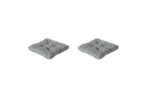 Madison -  Florance Zitkussen Basic grey - Ca. 73x73 cm - Set van 2