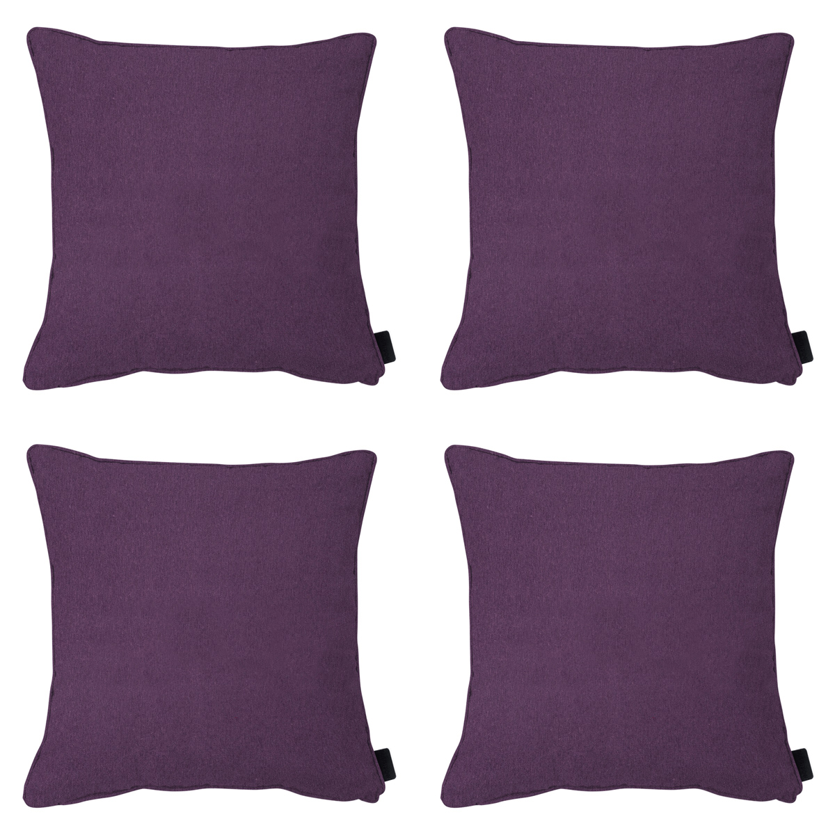 Madison -  Sierkussen Panama purple - Ca. 60x60 cm - Set van 4