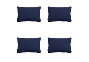 Madison -  Sierkussen Panama indigo - Ca. 40x60 cm - Set van 4