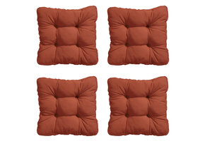 Madison -  Zitkussen Florance Panama terra - Ca. 47x47 cm - Set van 4