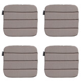 Madison -  Zitkussen Panama taupe - Ca. 40x40 cm - Set van 4