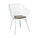 Madison -  Zitkussen Panama taupe - Ca. 40x40 cm - Set van 4