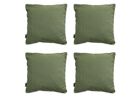 Madison -  Sierkussen Panama green - Ca. 60x60 cm - Set van 4