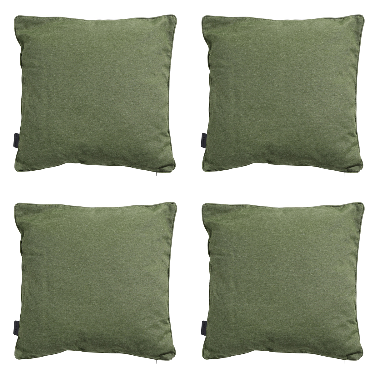 Madison - Sierkussen Panama green - Ca. 60x60 cm - Set van 4