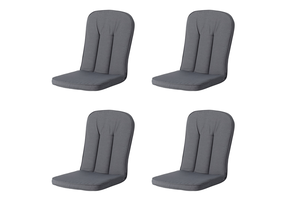 Madison -  Tuinkussen Carlo / Calvia Panama grey - Ca. 100x48 cm - Set van 4