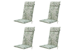 Madison -  Tuinstoelkussen Hoge Rug Diez - Ca. 120x50 cm - Set van 4