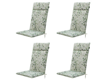 Madison -  Tuinstoelkussen Hoge Rug Diez - Ca. 120x50 cm - Set van 4
