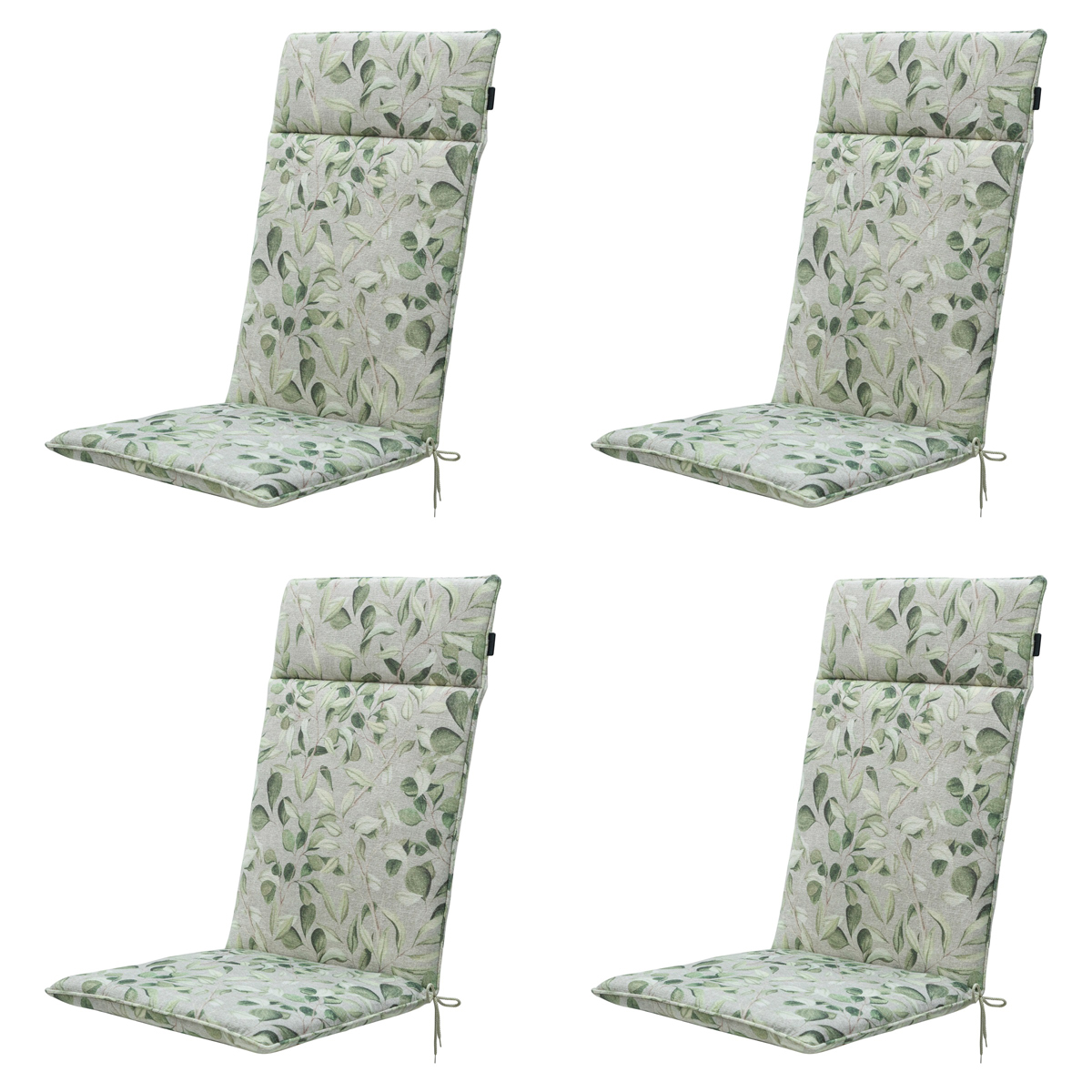 Madison -  Tuinstoelkussen Hoge Rug Diez - Ca. 120x50 cm - Set van 4