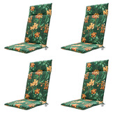 Madison -  Tuinstoelkussen Hoge Rug Lua green - Ca. 120x50 cm - Set van 4
