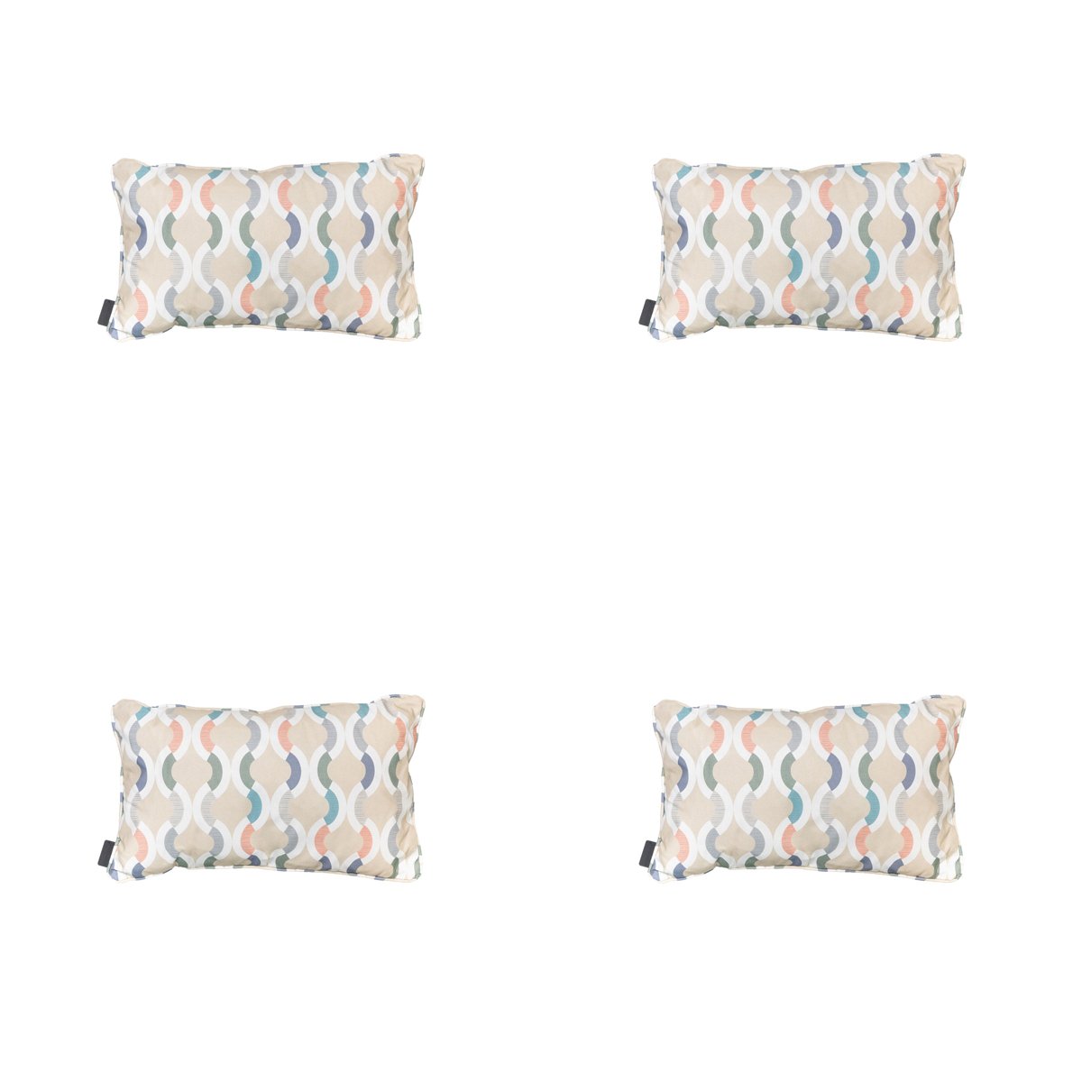 Madison -  Sierkussen Trivia natural - Ca. 30x50 cm - Set van 4