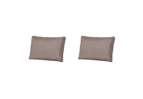 Madison -  Lounge Rugkussen Panama taupe - Ca. 40x60 cm - Set van 2