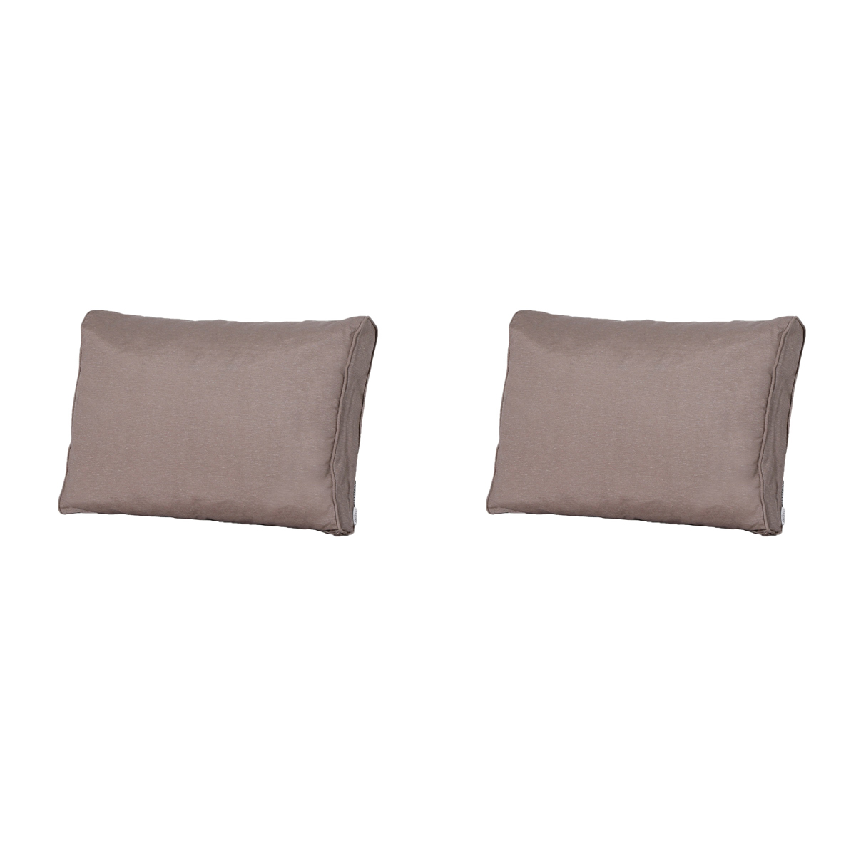 Madison -  Lounge Rugkussen Panama taupe - Ca. 40x60 cm - Set van 2
