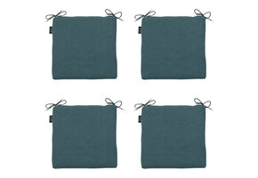 Madison -  Zitkussen Sea blue canvas eco+ - Ca. 40x40 cm - Set van 4