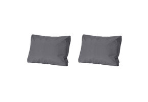 Madison -  Lounge Rugkussen Panama grey - Ca. 40x60 cm - Set van 2